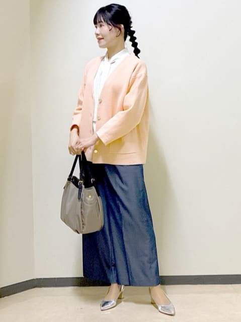  beni_gingerさんの「Reflect｜【レイヤードに◎】ボウタイブラウス」を使ったコーディネート