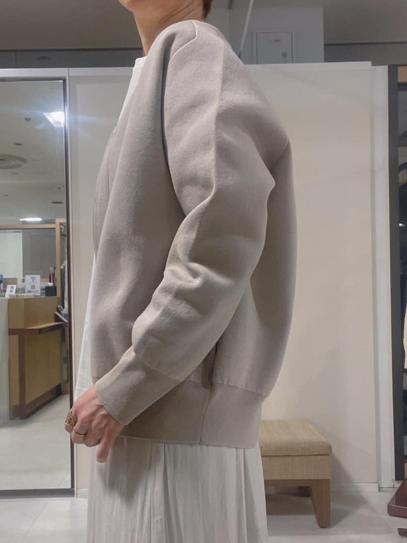 IWAMOさんの「UNTITLED｜◆【軽羽織り/セットアップ可】ジップアップニットカーディガン」を使ったコーディネート