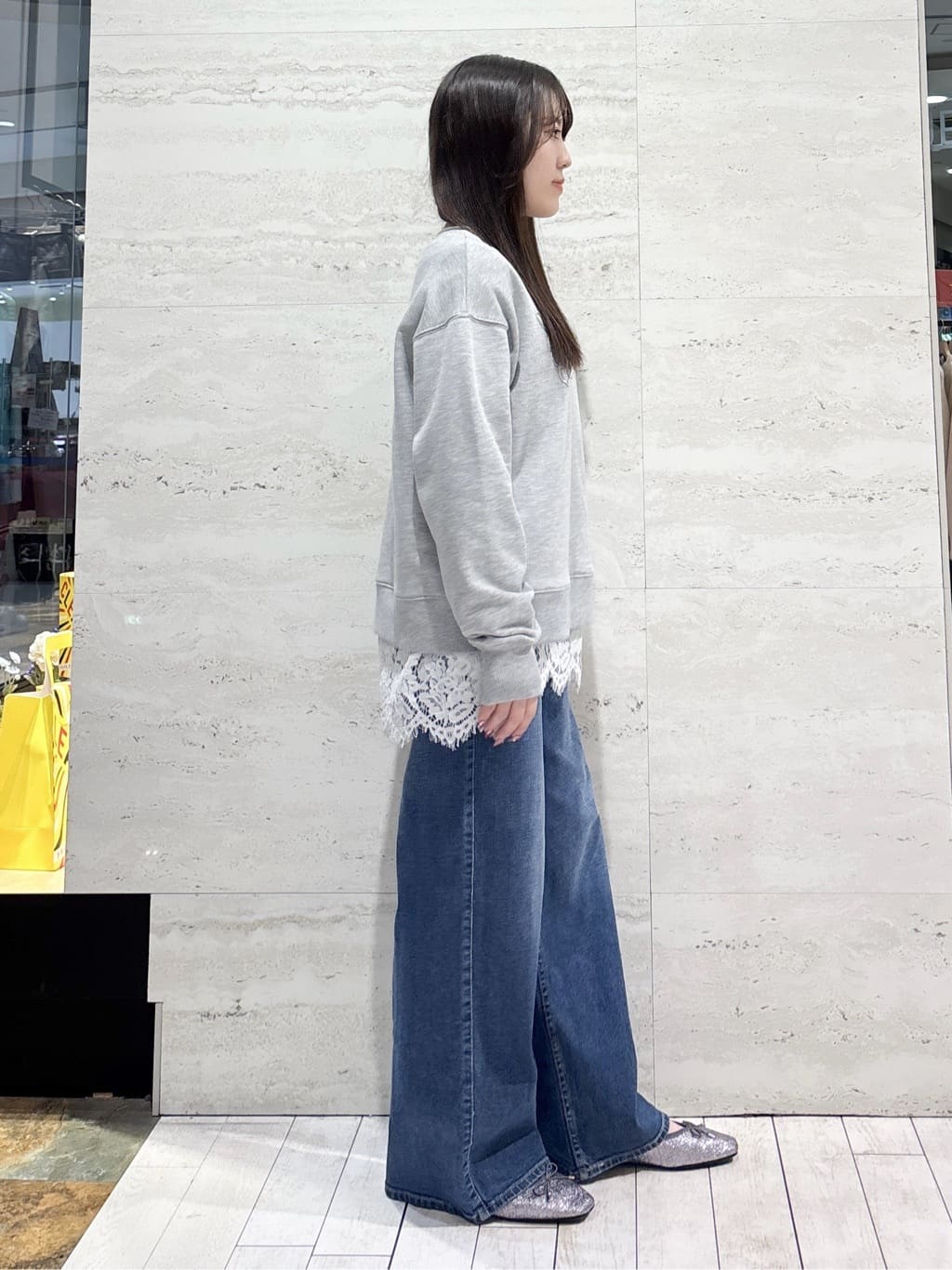 かほさんの「OPAQUE.CLIP｜【低反発】フラットバレエシューズ」を使ったコーディネート