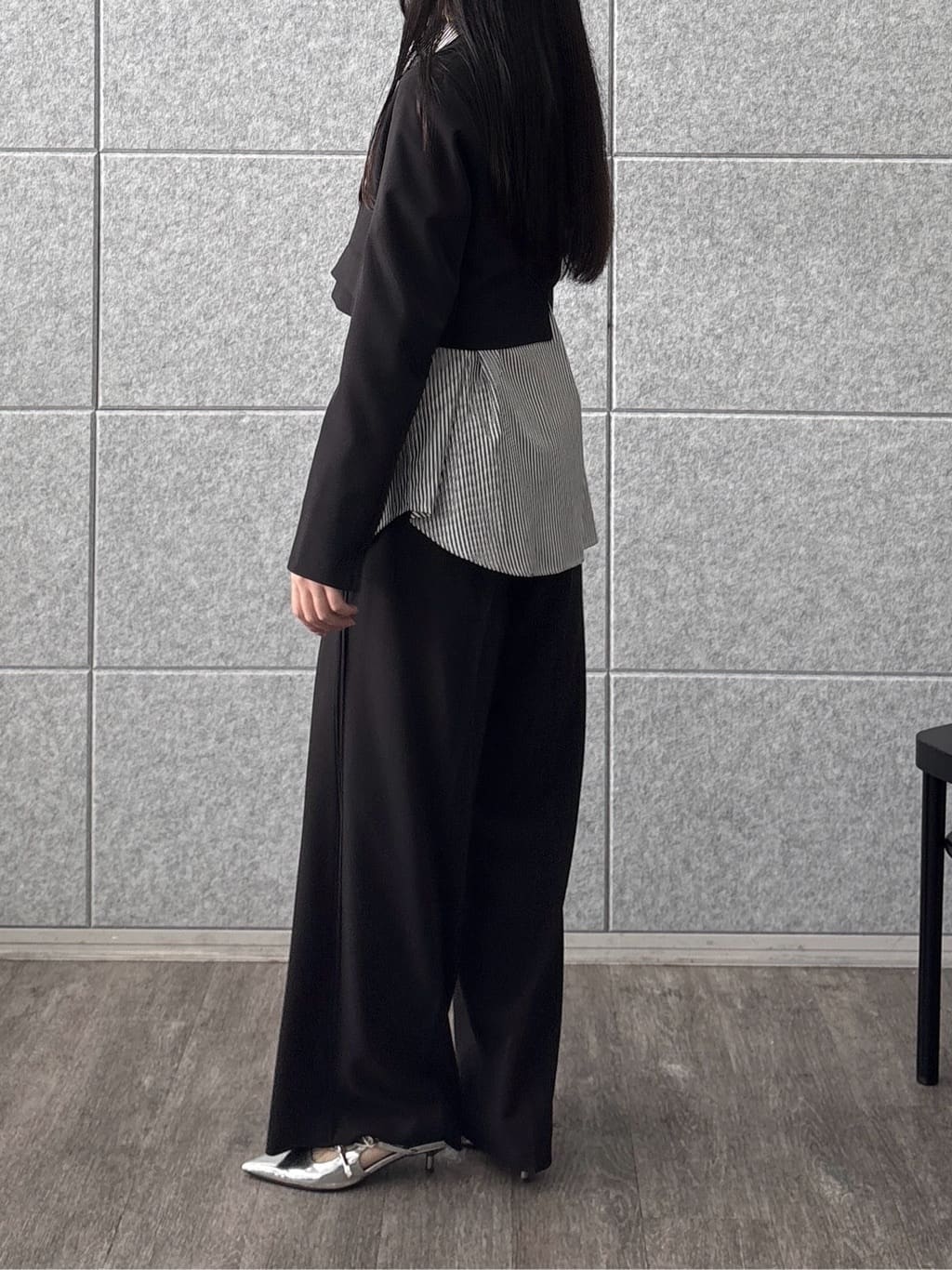 rinaさんの「INDIVI｜Timeless｜ビッグポケットフォルムシャツ【接触冷感】」を使ったコーディネート