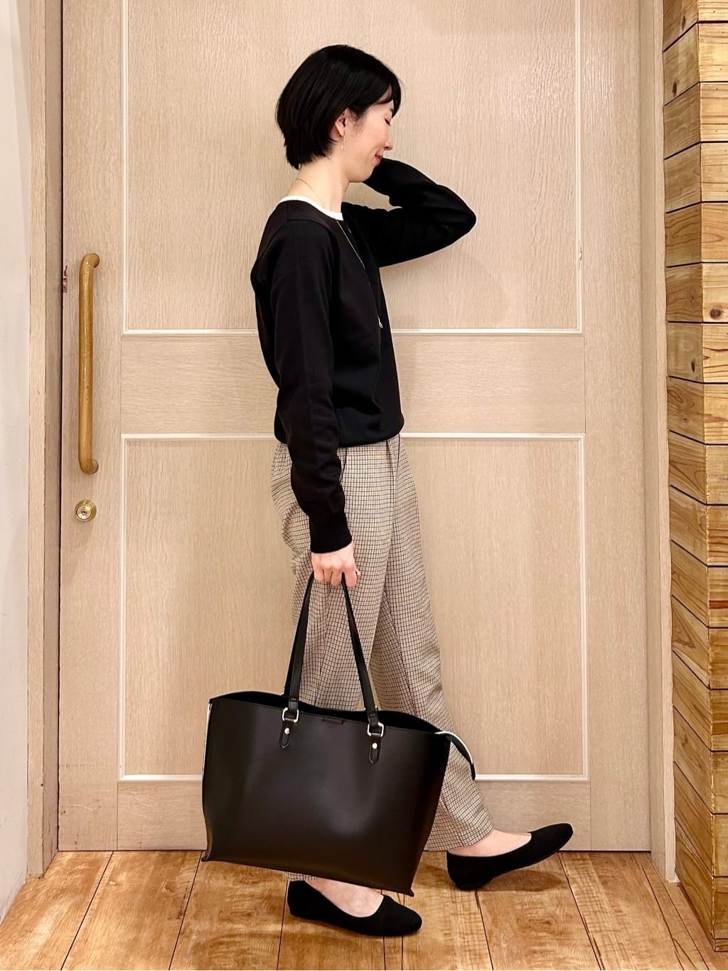 ちぐささんの「SHOO･LA･RUE｜【2WAY】キラキラリングネックレス」を使ったコーディネート