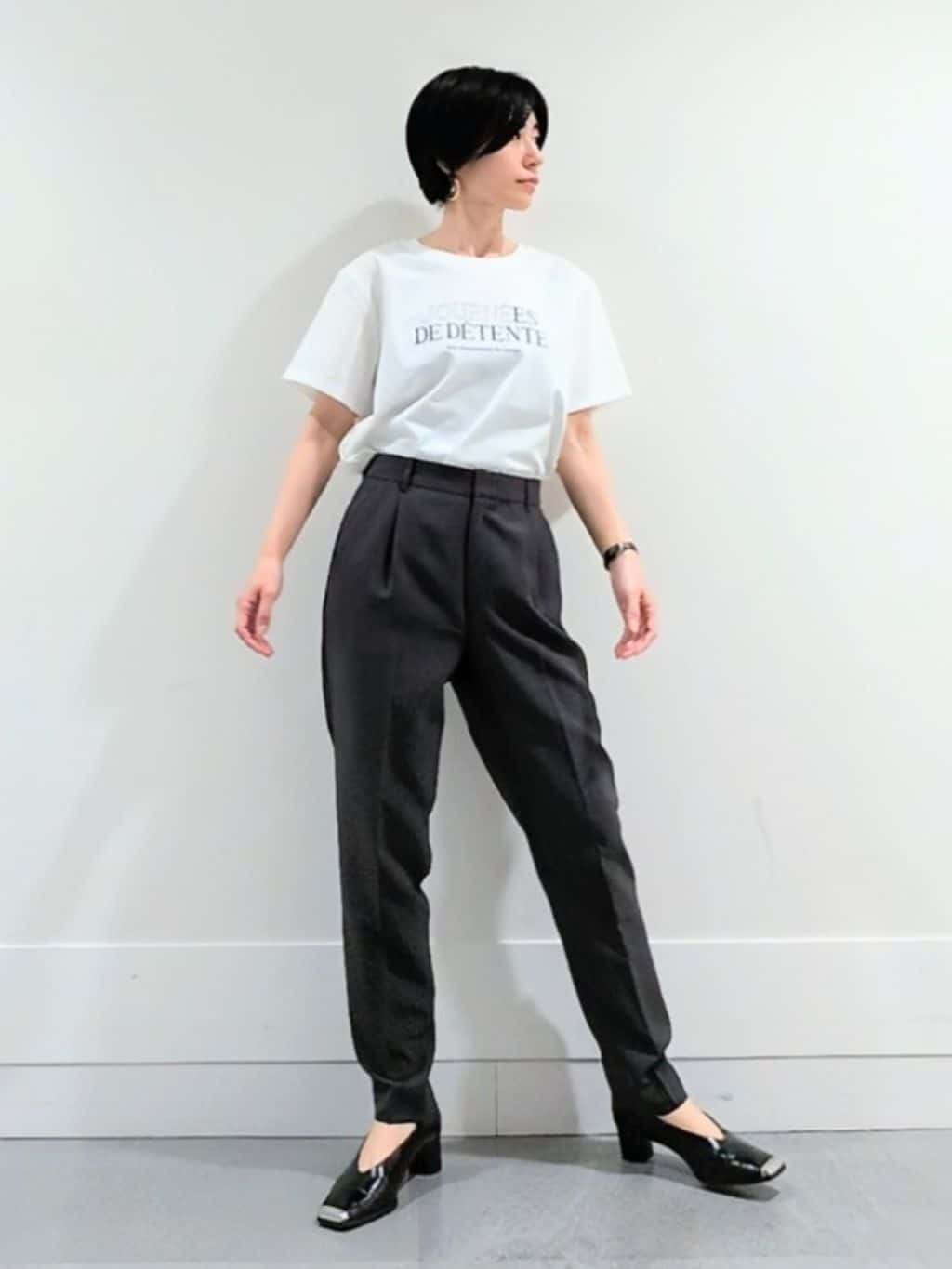 ミズタさんの「UNTITLED｜【セットアップ可/UV/接触冷感】エアリーノーカラージャケット」を使ったコーディネート