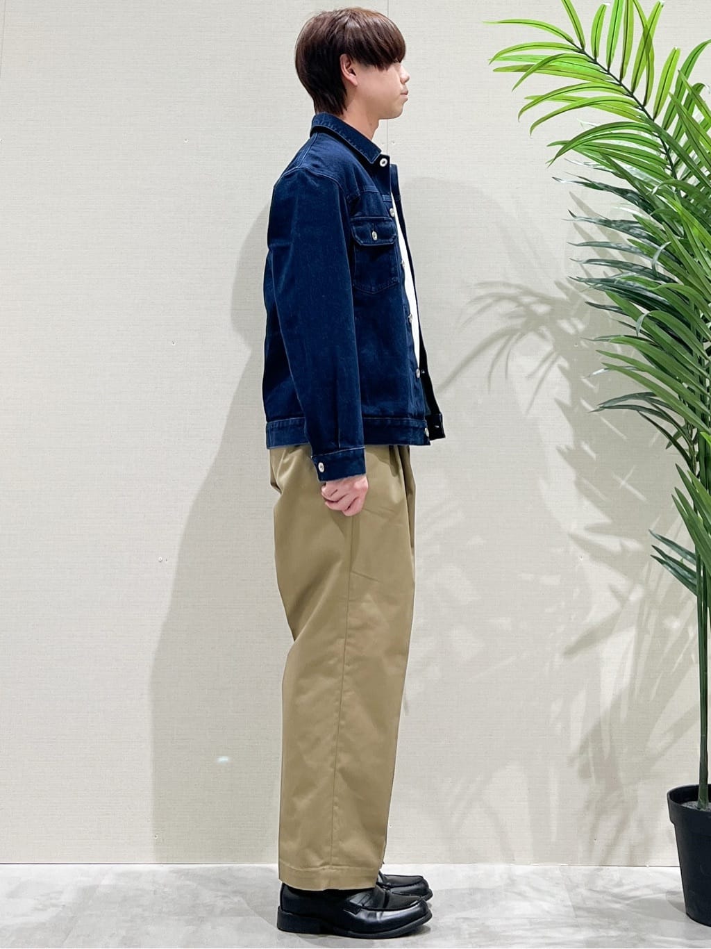 SHI-MAさんの「THE SHOP TK｜【大人にも取り入れやすい】デニムジャケット セットアップ可/洗濯機OK」を使ったコーディネート