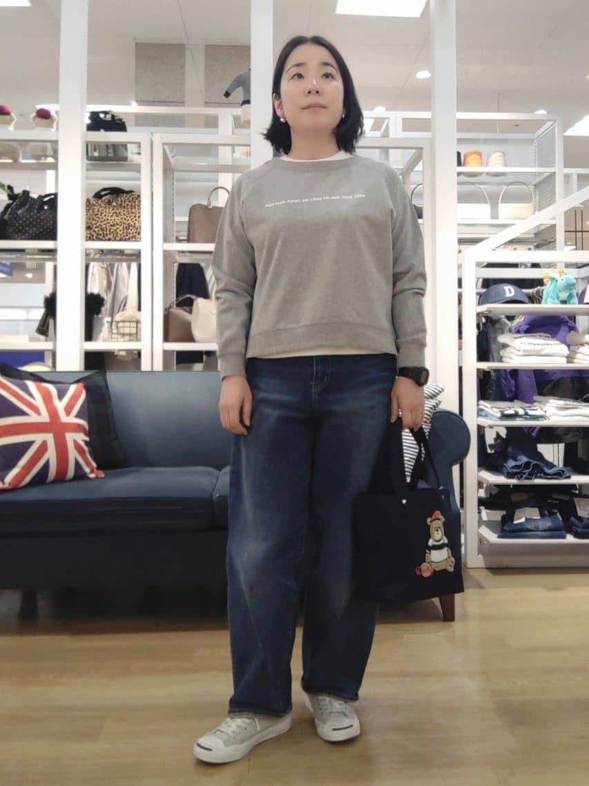 kaiさんの「Dessin｜Deddyさがら刺繍トートバッグ」を使ったコーディネート