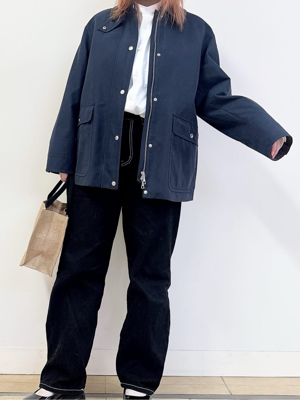 なかもとあきさんの「DRESSTERIOR｜【ウォッシャブル】コンパクトコットンミリタリーブルゾン」を使ったコーディネート
