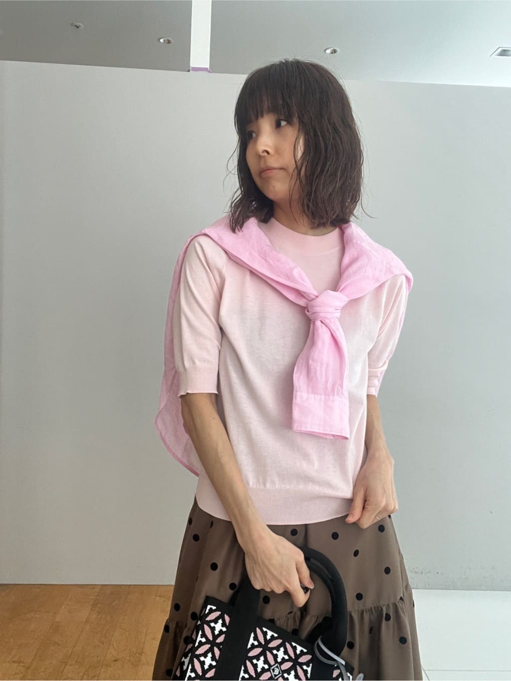 misaさんの「DRESSTERIOR｜【人気定番/ウォッシャブル】ガーメントダイラミーシャツ」を使ったコーディネート