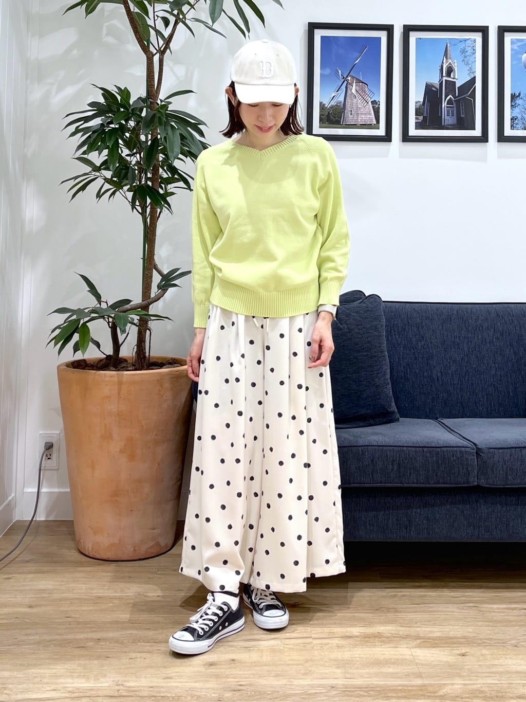 canaさんの「Dessin｜【花粉ガード/撥水加工/洗える】ステンカラースプリングコート」を使ったコーディネート