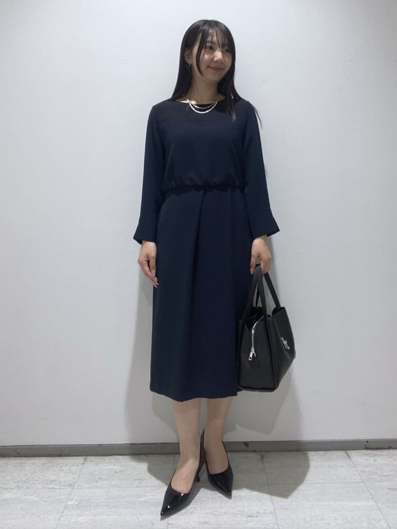 meiさんの「INDIVI｜【洗える／SETUP可】着る日傘ヨーク切り替えワンピース」を使ったコーディネート