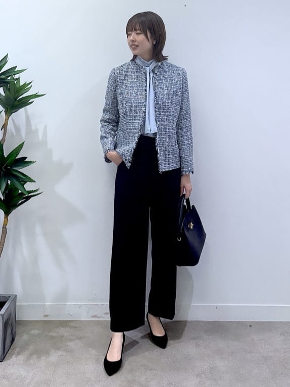 yukaさんの「UNTITLED｜【仕事着/スーツ】ファンシーツイード ジャケット」を使ったコーディネート