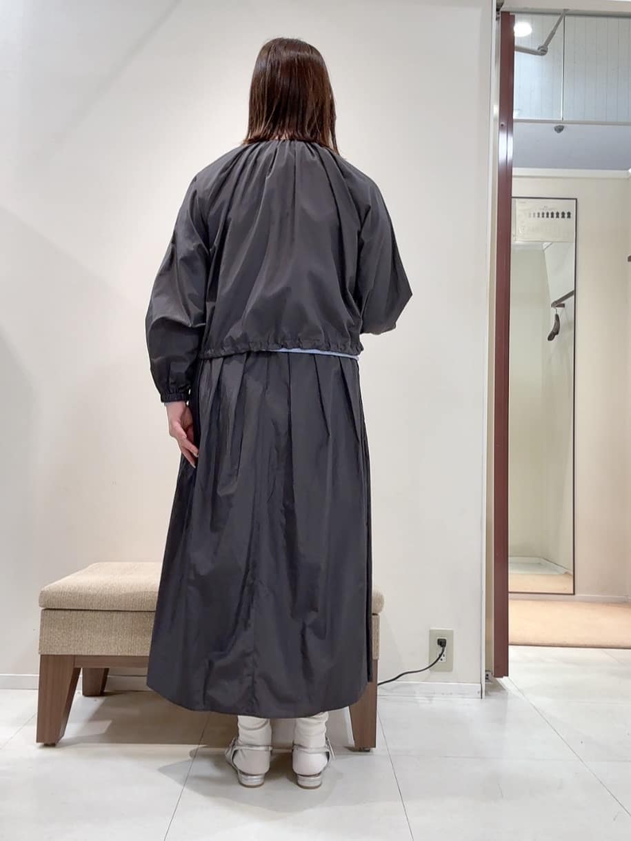YUIさんの「UNTITLED｜◆【セットアップ可/はっ水】シャイニータイプライターブルゾン」を使ったコーディネート