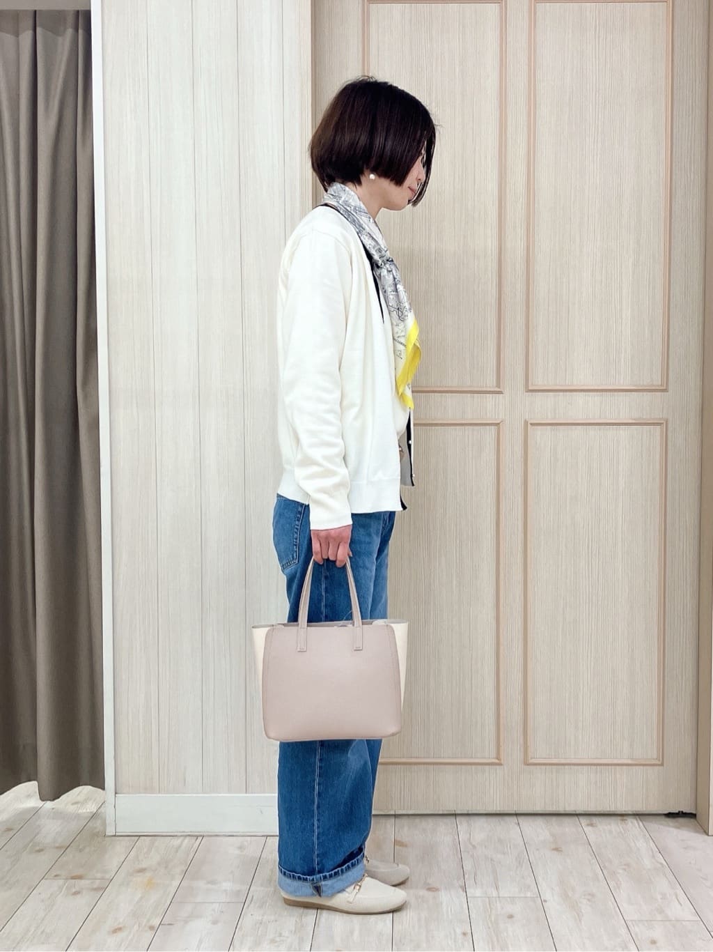 Turnerさんの「SHOO･LA･RUE｜【洗える】ニットローファー」を使ったコーディネート