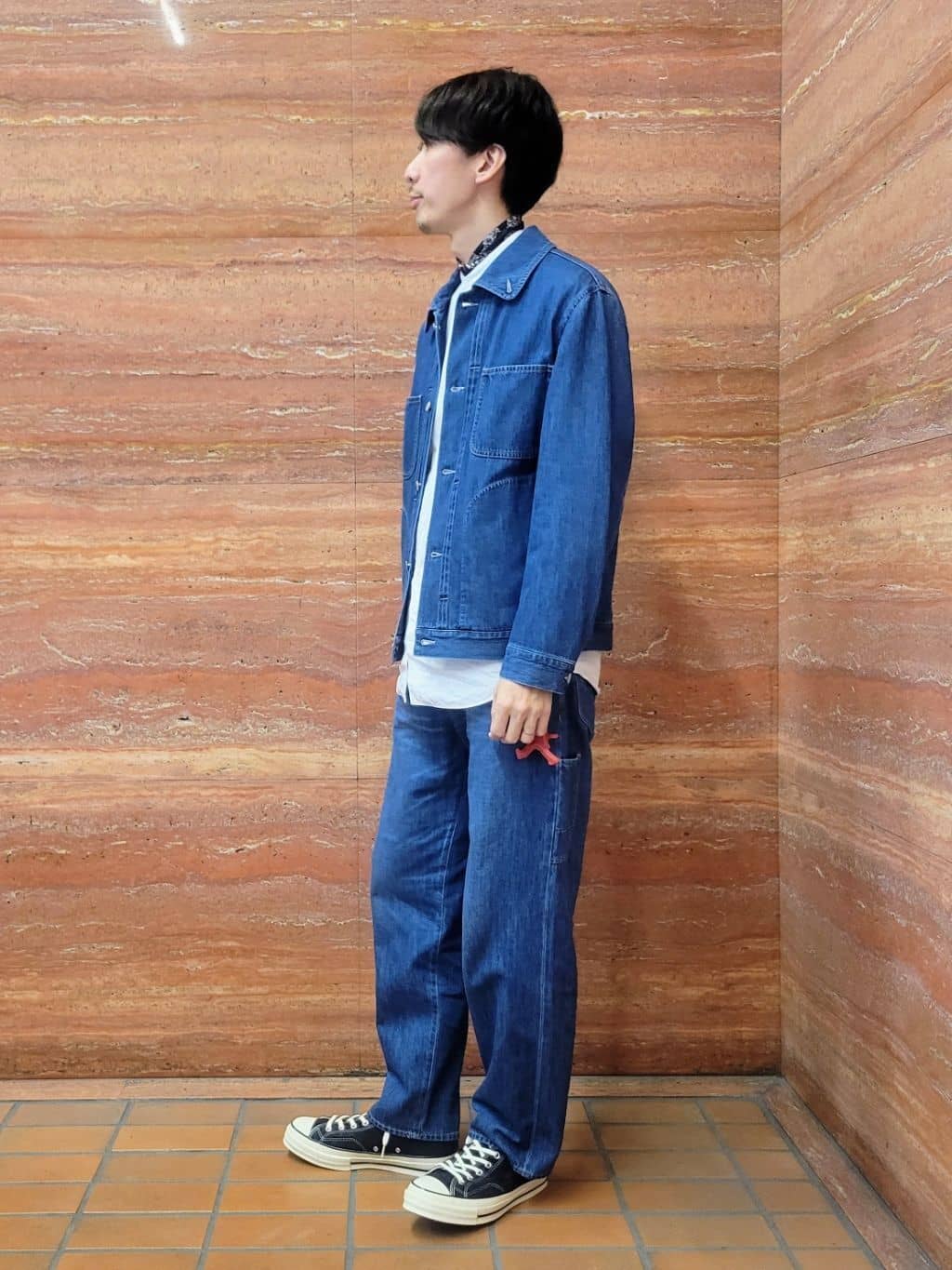 piroyaさんの「TAKEO KIKUCHI｜【BOWLER HAT LABEL】エクスプローラー Gジャン」を使ったコーディネート