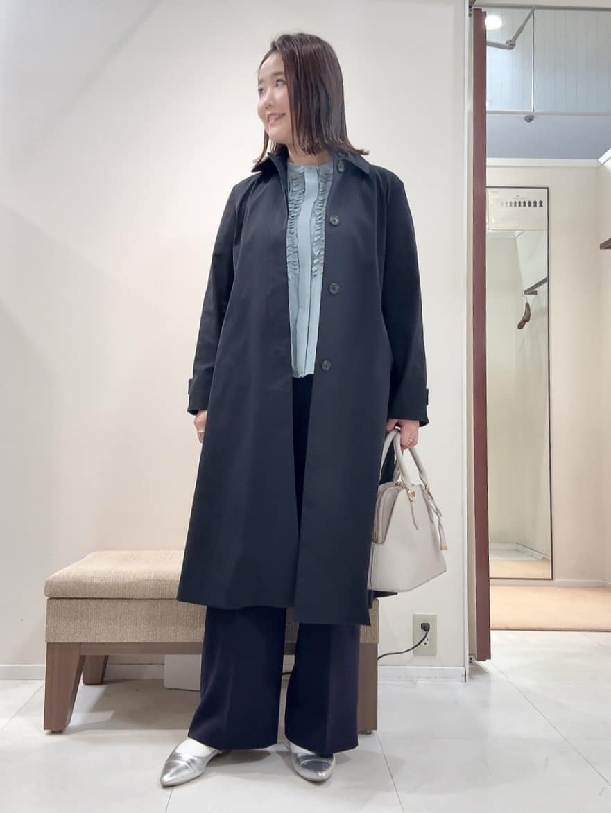 YUIさんの「UNTITLED｜◆【はっ水/洗える】タスランステンカラーコート」を使ったコーディネート