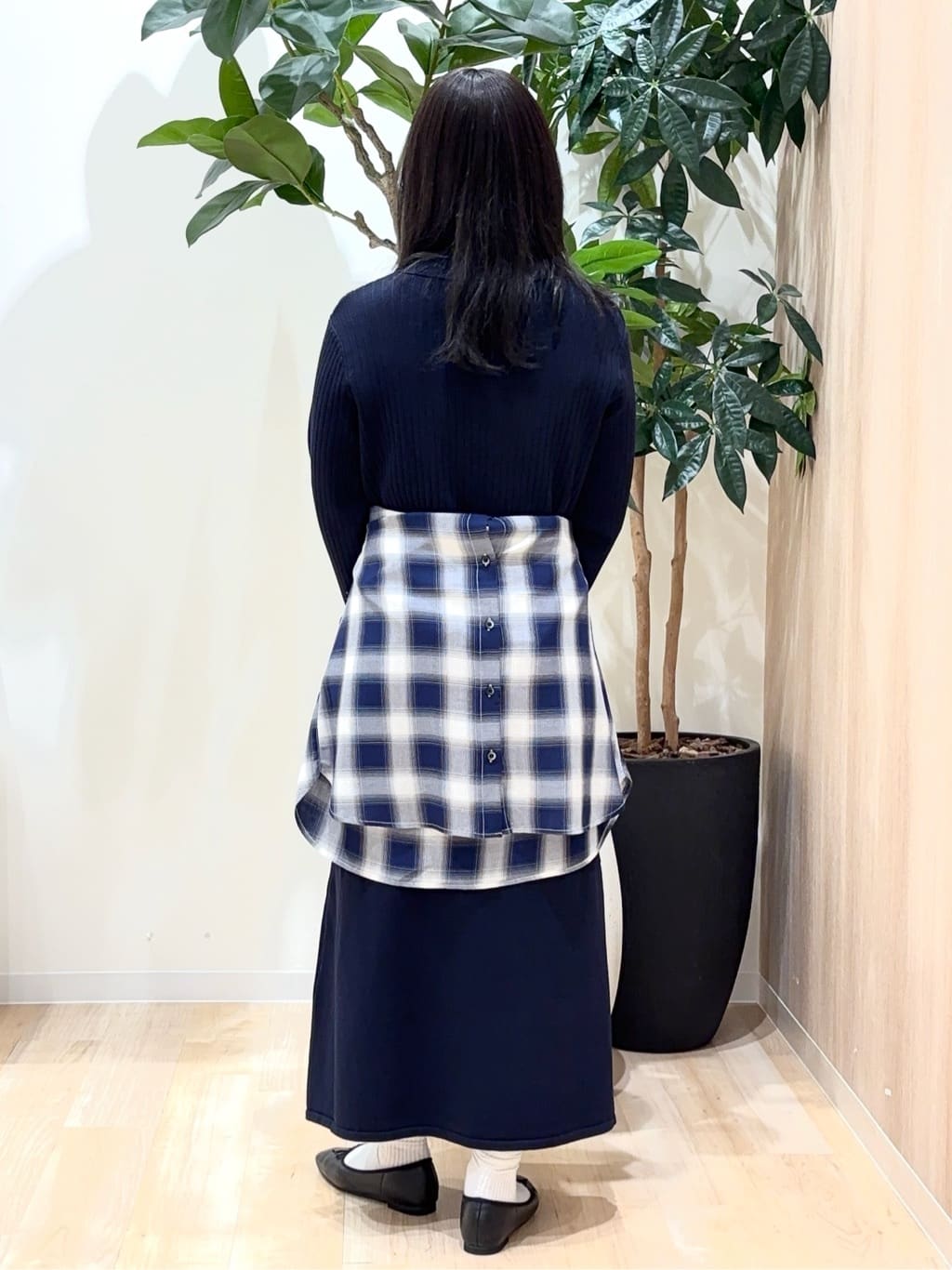 miraiさんの「grove｜高評価！【洗える】大人の上品ポロニットワンピース」を使ったコーディネート