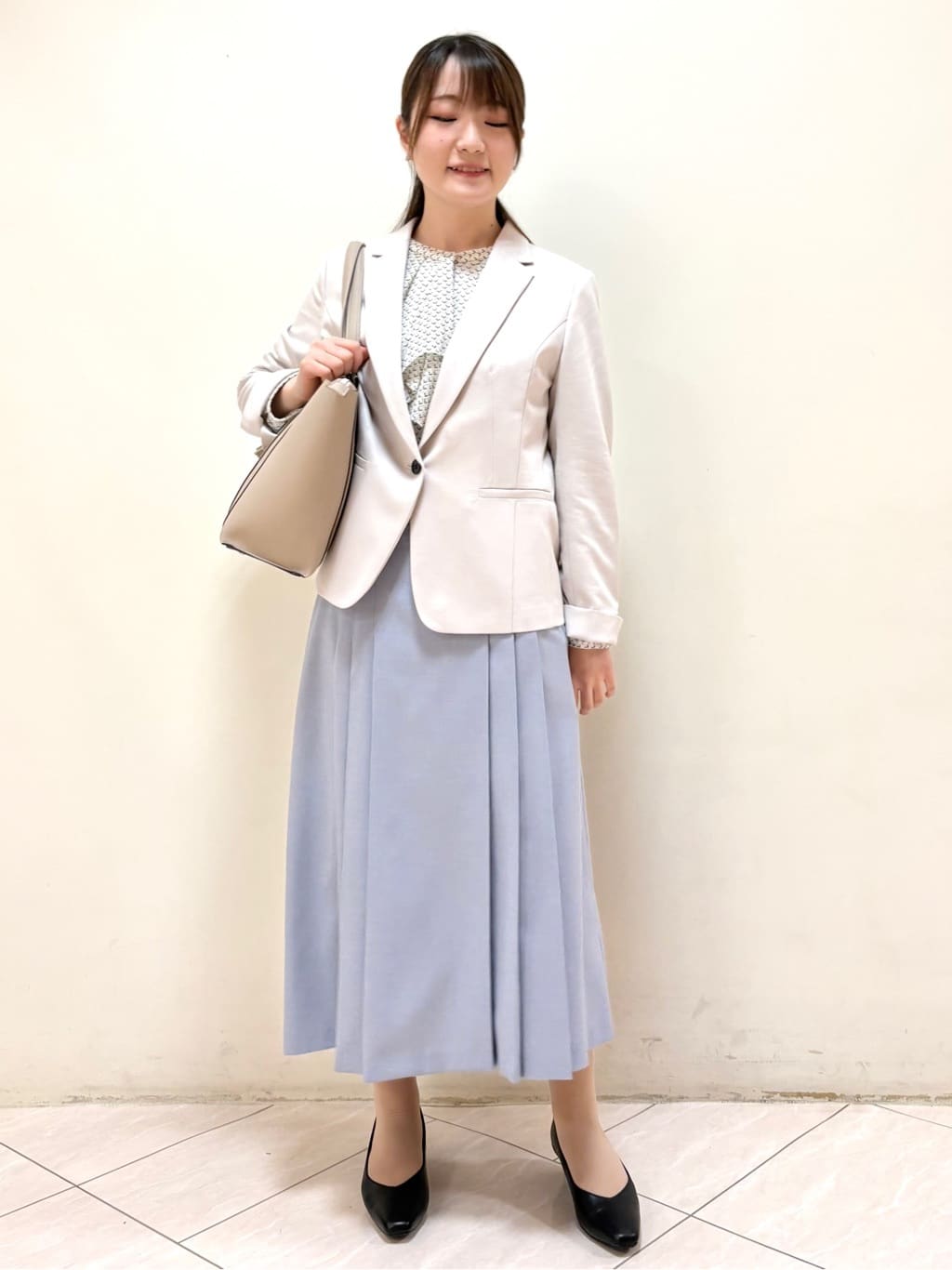 mikiさんの「Reflect｜【SS-4Lサイズ／UVカット／接触冷感】匠ジャケット／ベーシックテーラード」を使ったコーディネート