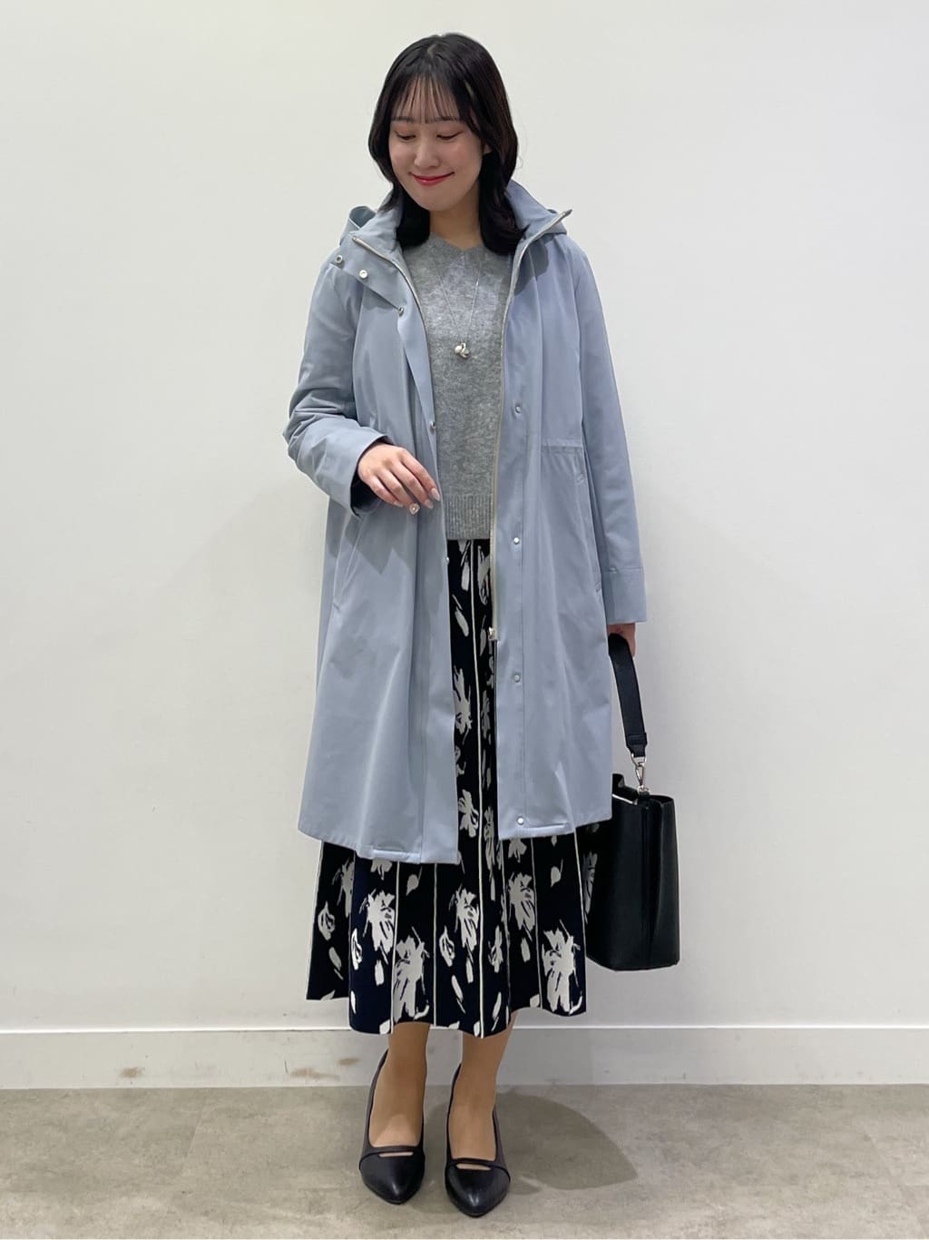 yukariさんの「Reflect｜【中綿ライナー付き】ライナー付きフーデッドロングコート」を使ったコーディネート
