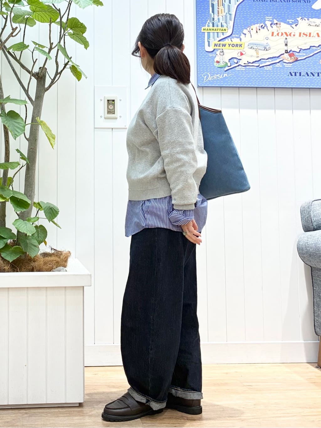 msatoさんの「Dessin｜【ユニセックス/洗える】ロゴ刺繍入りコットンジャカード」を使ったコーディネート