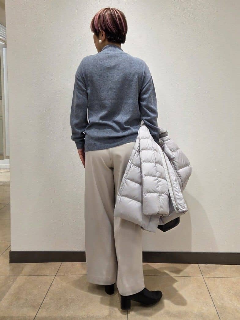 yoshiさんの「Reflect｜アーガイル柄ハイネックニット」を使ったコーディネート