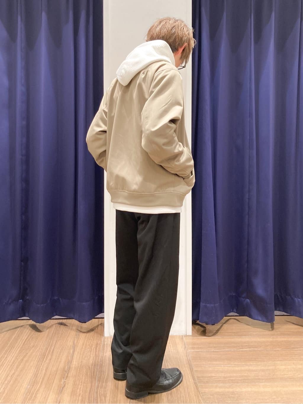 つーじーさんの「THE SHOP TK｜FLEX LINE ストレッチリブブルゾン　ストレッチ/防シワ/マシンウォッシャブル/セットアップ可」を使ったコーディネート