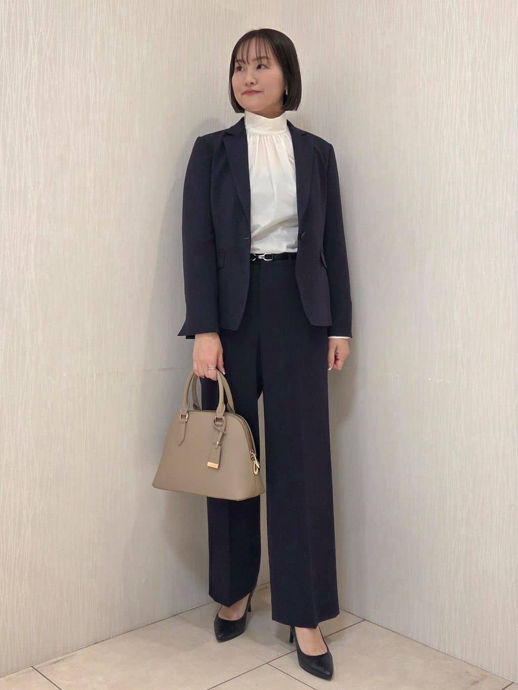 naokoさんの「UNTITLED｜◆【通年活躍/洗えるスーツ】テーラードジャケット」を使ったコーディネート