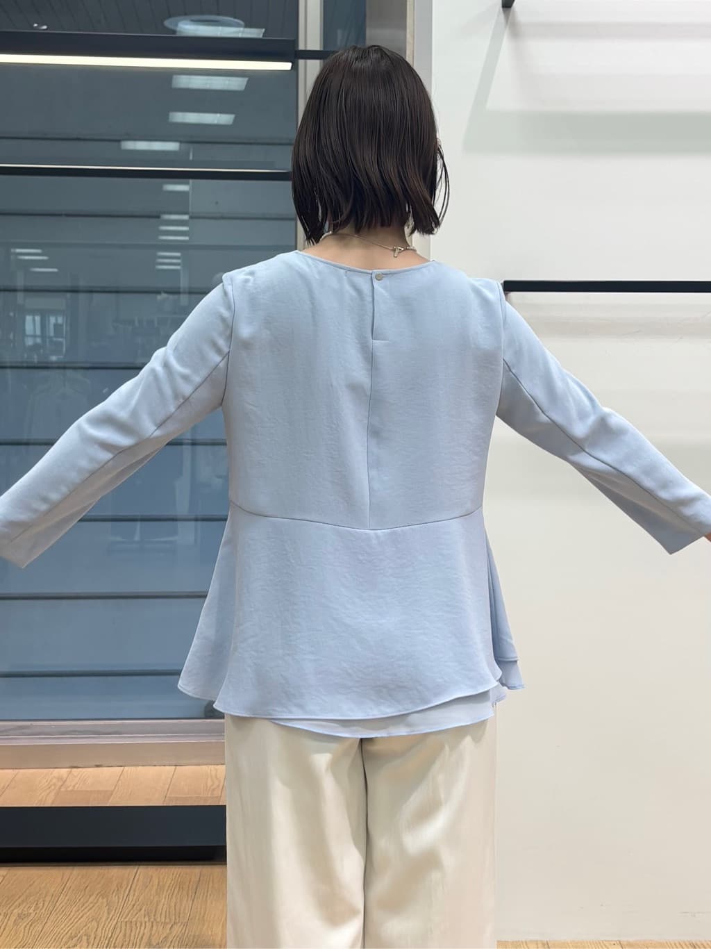 asamiさんの「INDIVI｜ランダムパール調ネックレス」を使ったコーディネート