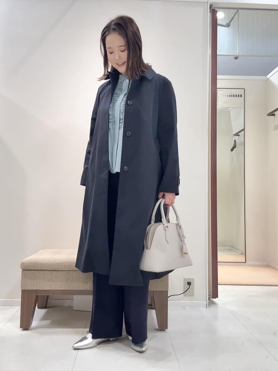 YUIさんの「UNTITLED｜◆【はっ水/洗える】タスランステンカラーコート」を使ったコーディネート
