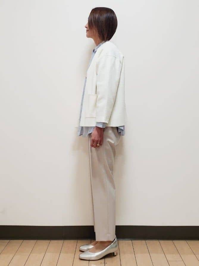 yuuさんの「Reflect｜【着回し力◎】ジャケット風ニットカーディガン」を使ったコーディネート