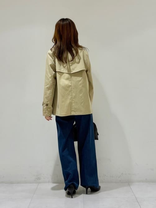 kyokaさんの「UNTITLED｜【グレー/ブルー/ジーンズ】ソフトワイドデニムパンツ」を使ったコーディネート