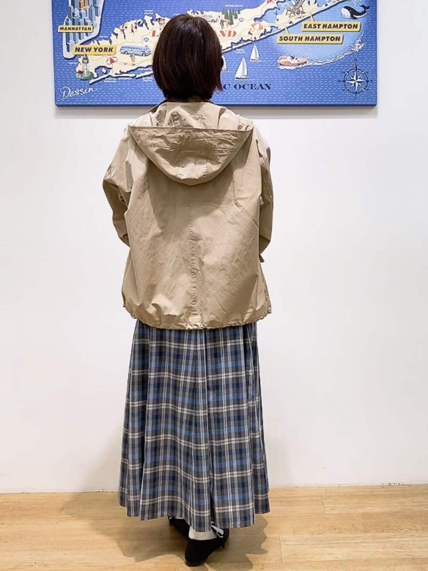 Hamaさんの「Dessin｜【撥水/2WAY】フーディーブルゾン」を使ったコーディネート