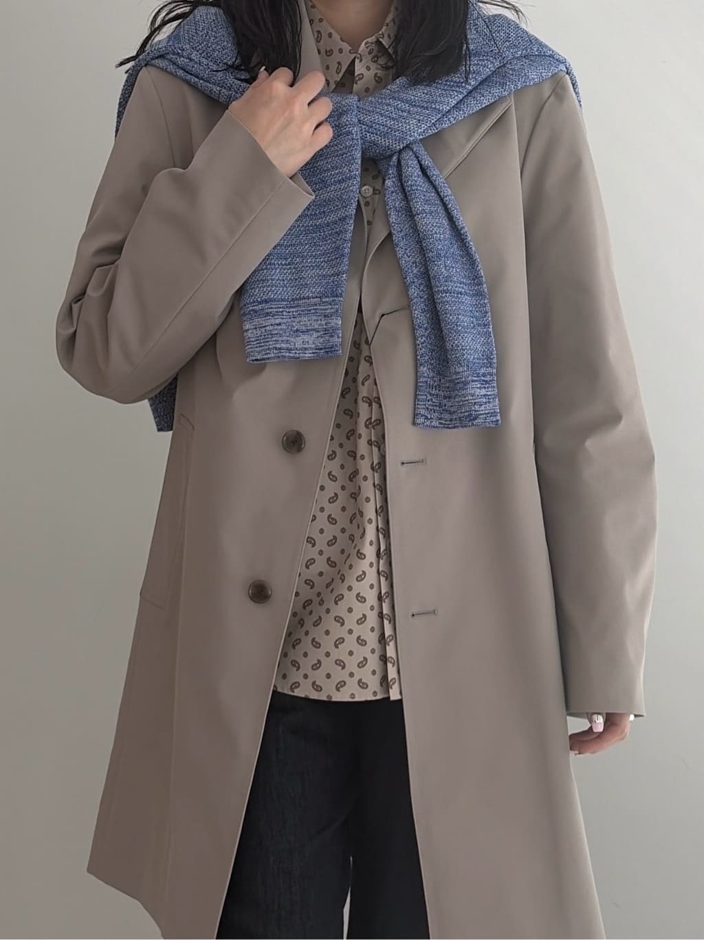 Akutagawaさんの「TAKEO KIKUCHI｜【BOWLER HAT LABEL】小紋ペイズリープリント 長袖シャツ」を使ったコーディネート