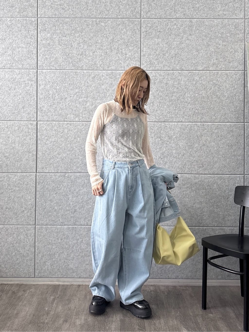 kotakiさんの「INDIVI｜【2WAY】スリットレースプルオーバー」を使ったコーディネート