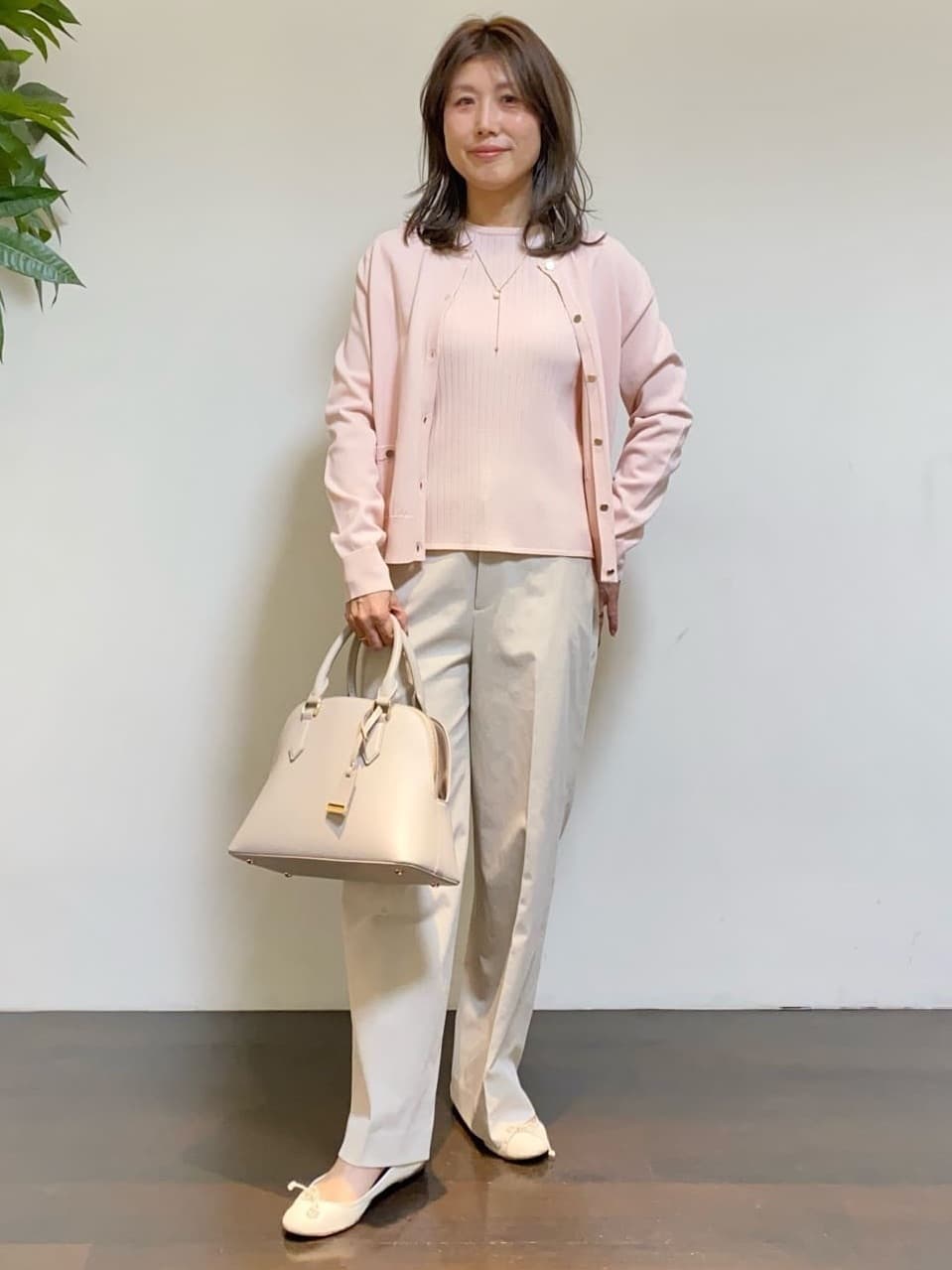 tomoさんの「UNTITLED｜◆【アンサンブル可/洗える】ワイドリブニット」を使ったコーディネート