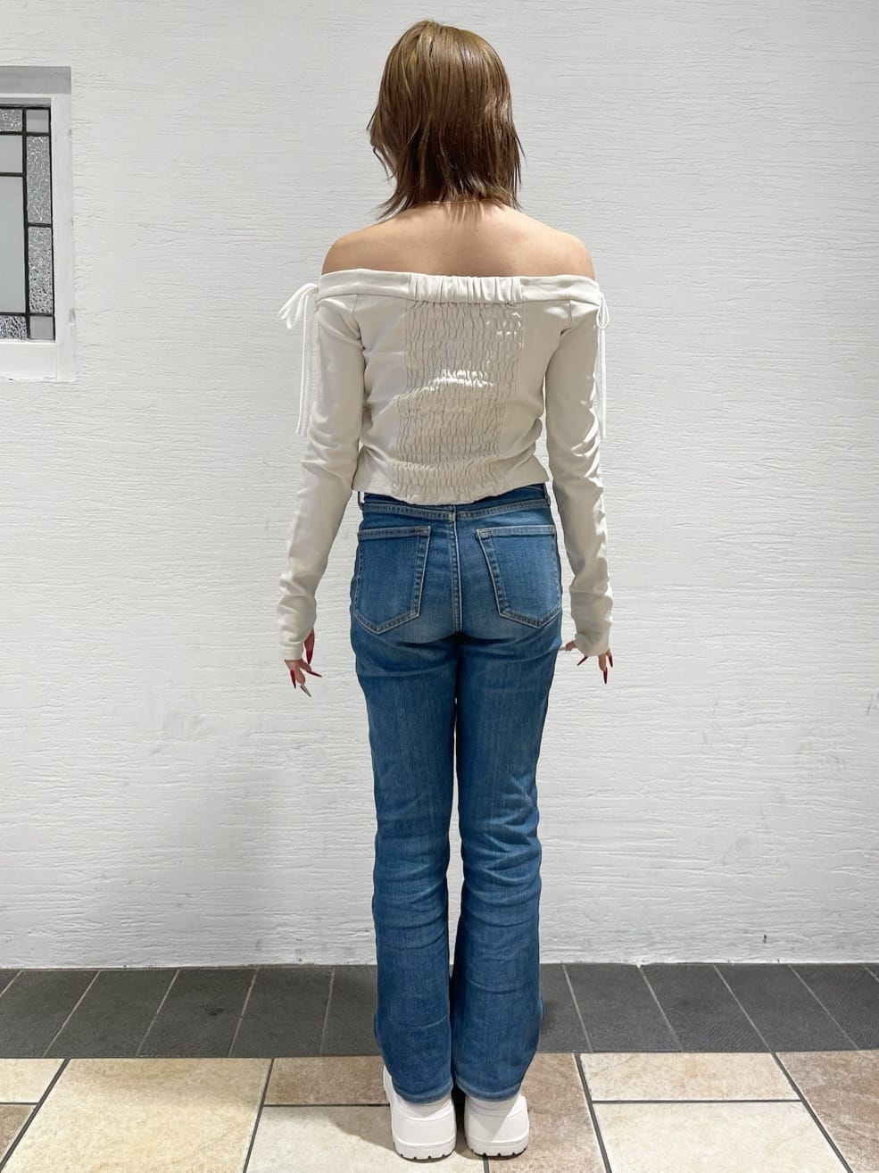 Maoさんの「ESPERANZA｜ラメライン厚底スニーカー」を使ったコーディネート