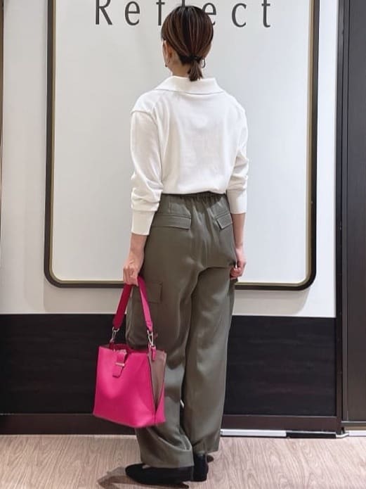 nekoさんの「Reflect｜スキッパーネックニットプルオーバー」を使ったコーディネート
