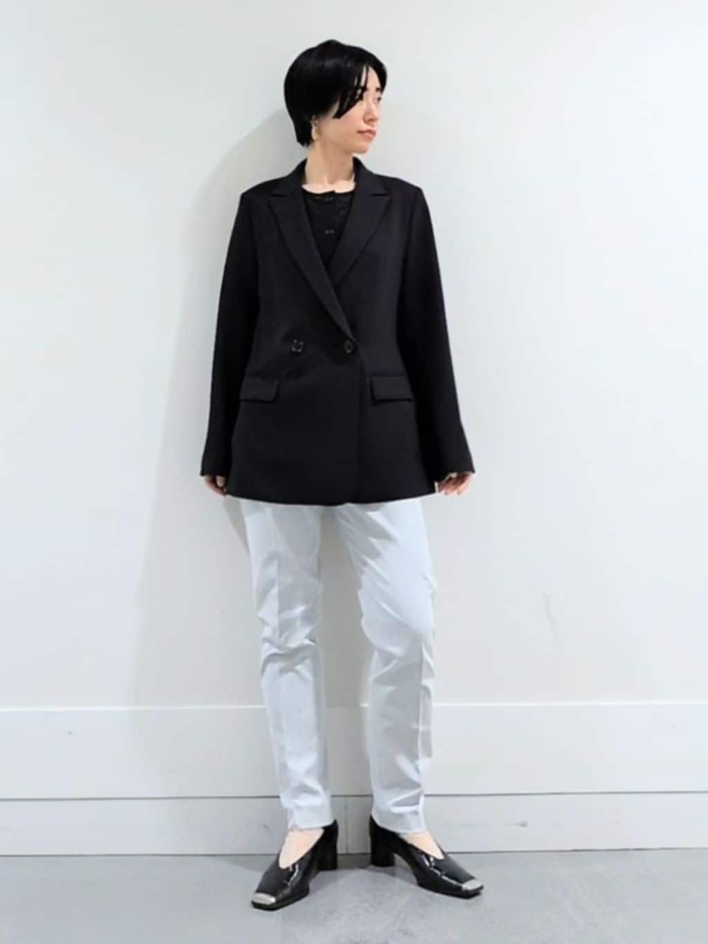 ミズタさんの「UNTITLED｜◆【シアー】ストレッチレースカーディガン」を使ったコーディネート