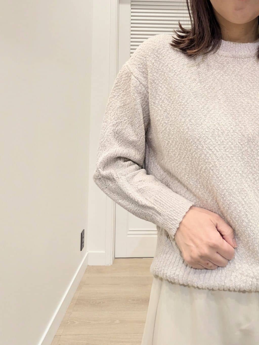 enさんの「Dessin｜【洗える】ローゲージコットンニット」を使ったコーディネート