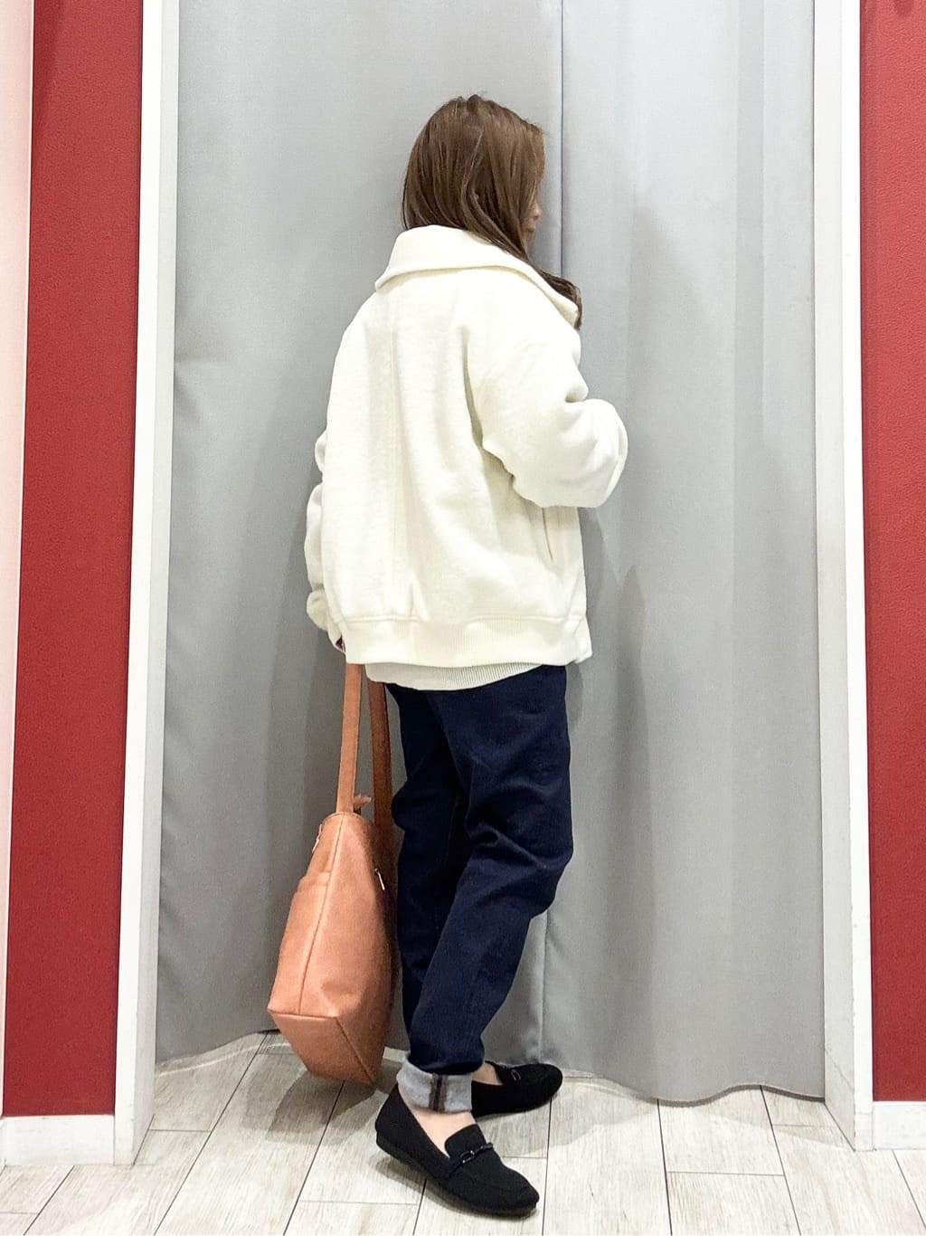 shioさんの「SHOO･LA･RUE｜【S-LL】軽くてふんわりあたたかい スライバージャケット」を使ったコーディネート