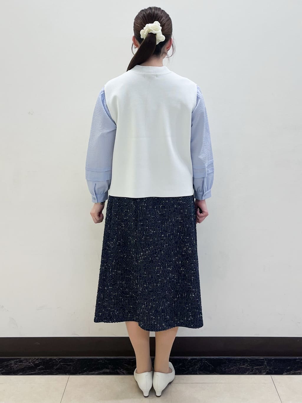 mikikoさんの「Reflect｜【ゆったり着られる◎】バンドカラーシャツブラウス」を使ったコーディネート