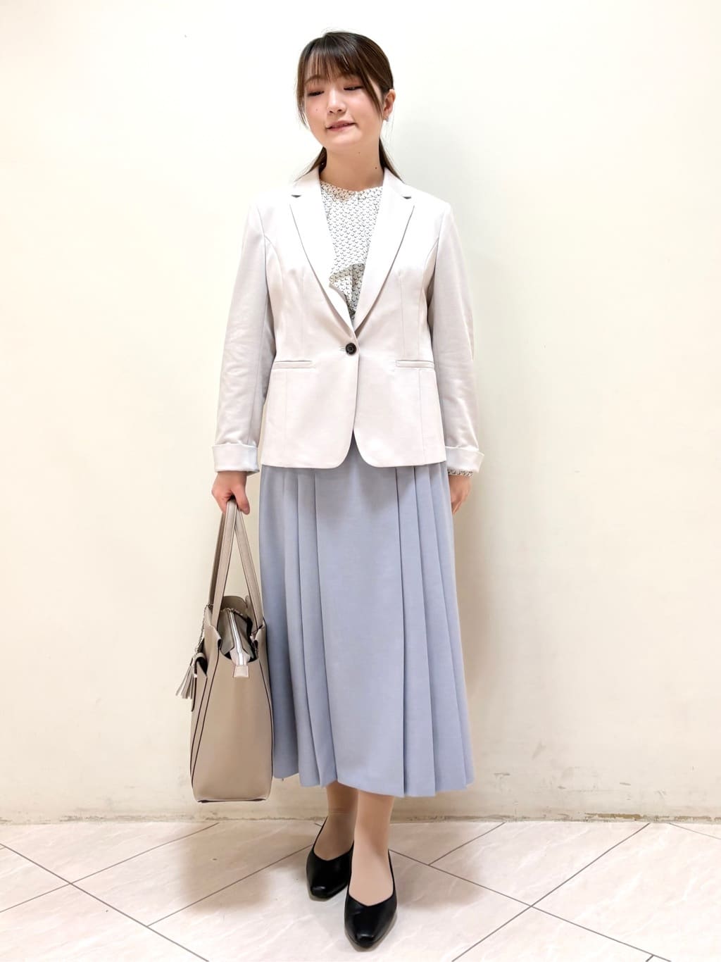 mikiさんの「Reflect｜【SS-4Lサイズ／UVカット／接触冷感】匠ジャケット／ベーシックテーラード」を使ったコーディネート