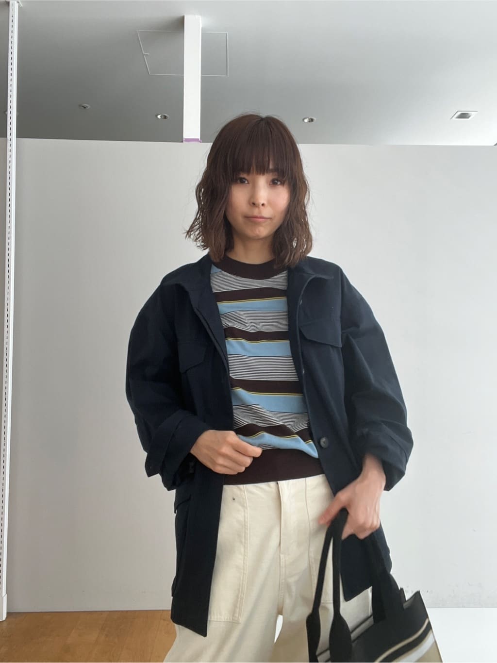 misaさんの「DRESSTERIOR｜【ウォッシャブル】コンパクトコットンミリタリーブルゾン」を使ったコーディネート