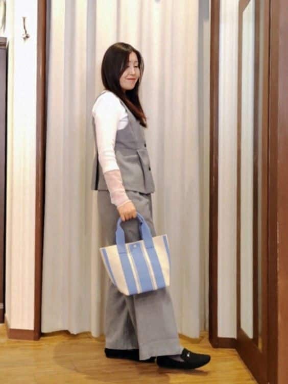 chami さんの「SHOO･LA･RUE｜【2点セット/S-LL】着回し力も抜群 着るだけで決まる大人上品セットアップ」を使ったコーディネート