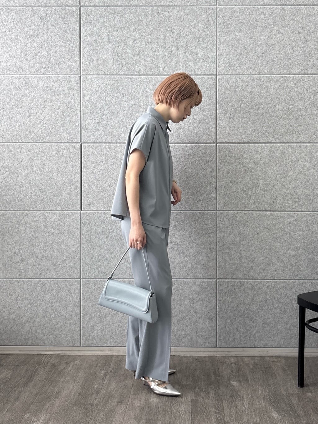 mikuさんの「INDIVI｜Comfy SET UP｜フレアスリーブブラウス【セットアップ対応／通勤／カセット服／接触冷感／UV」を使ったコーディネート