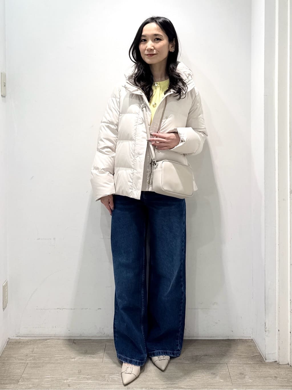 yuicciさんの「OPAQUE.CLIP｜撥水ショートダウン【防風／抗菌防臭／洗濯機洗い可】《SS～LL》」を使ったコーディネート