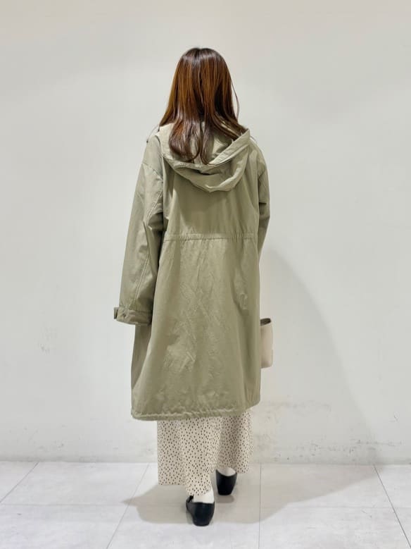 kyokaさんの「UNTITLED｜◆【2WAY/洗える/はっ水】グログランモッズコート」を使ったコーディネート