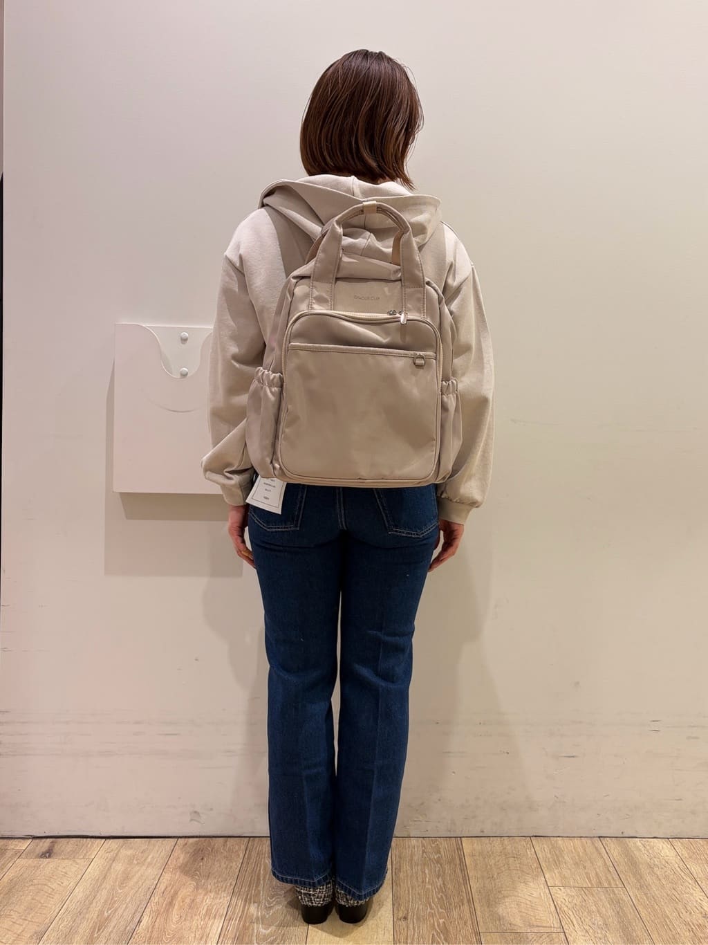 YUKOさんの「index｜ラメ裏毛コンパクトジップパーカー【洗濯機OK】」を使ったコーディネート