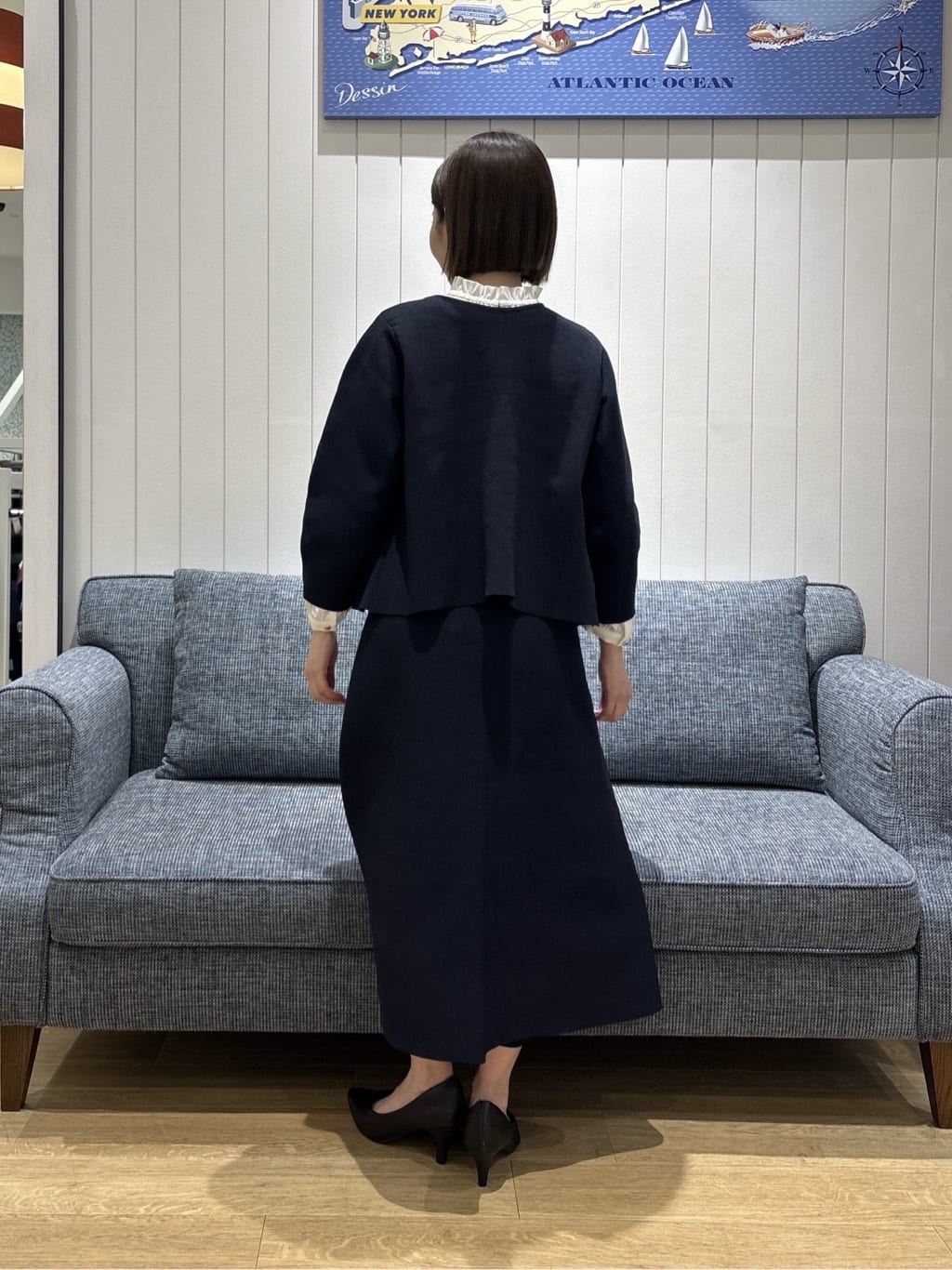 risaさんの「Dessin｜【入卒/セレモニー/単品使い2WAY可能】ニットセットアップ」を使ったコーディネート