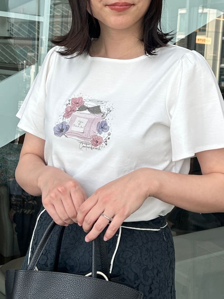 shinoさんの「Couture brooch｜【洗える】コードフラワーレース スカート」を使ったコーディネート