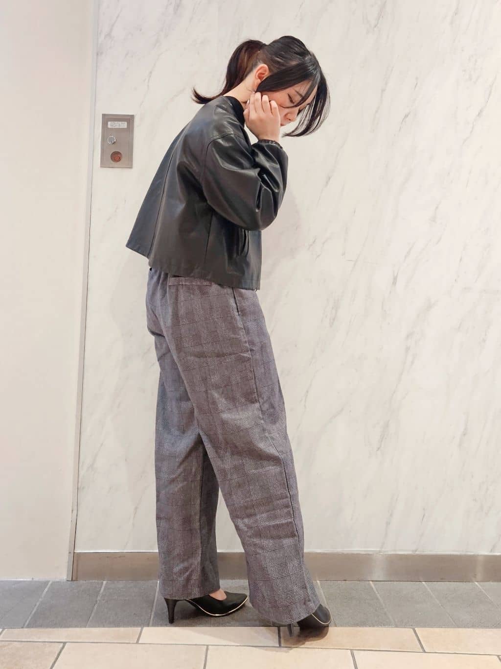 紫桜-shion-さんの「ESPERANZA｜【12時間パンプス】約7.5㎝　歩きやすくて疲れにくい」を使ったコーディネート