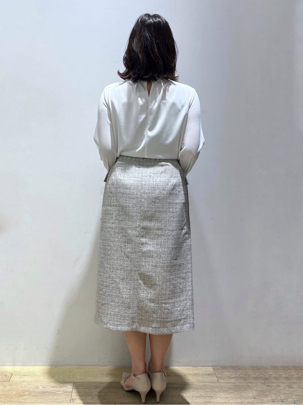 さやかさんの「index｜ランダムタックトップス【洗濯機OK／吸水速乾／接触冷感／UVケア】《5col》」を使ったコーディネート