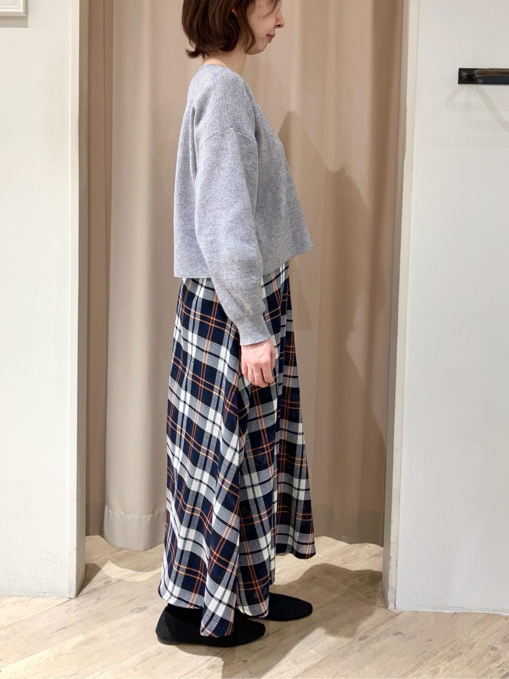 kimiさんの「grove｜毎日着たくなる、もちもち畦編みニット」を使ったコーディネート